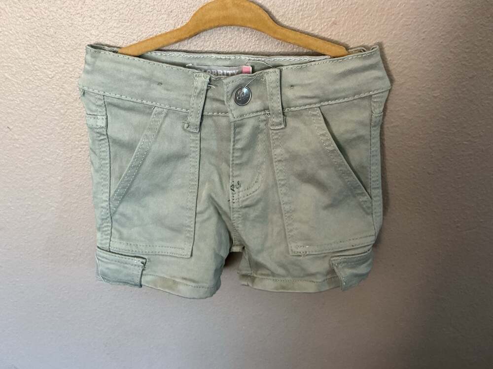 Celebrity Ace Kids's mint Cargo Utility Shorts